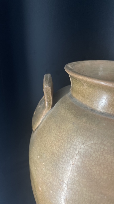 古玩陶瓷青釉罐真品鑒賞圖