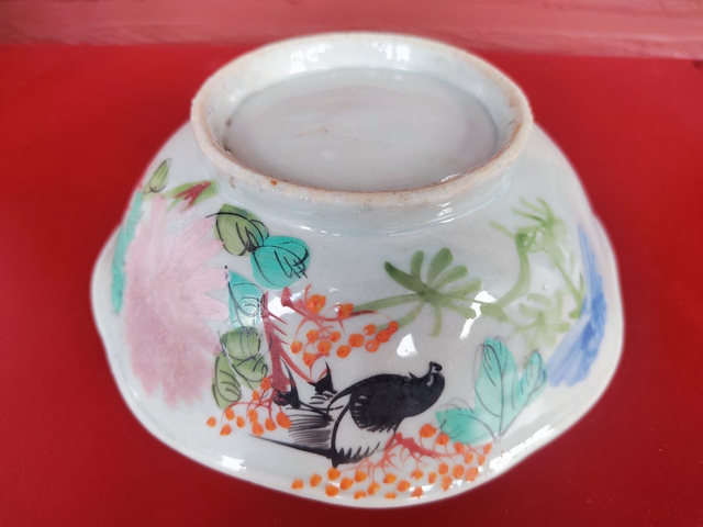 古玩陶瓷花鳥紋碗拍賣，當前價格1280元
