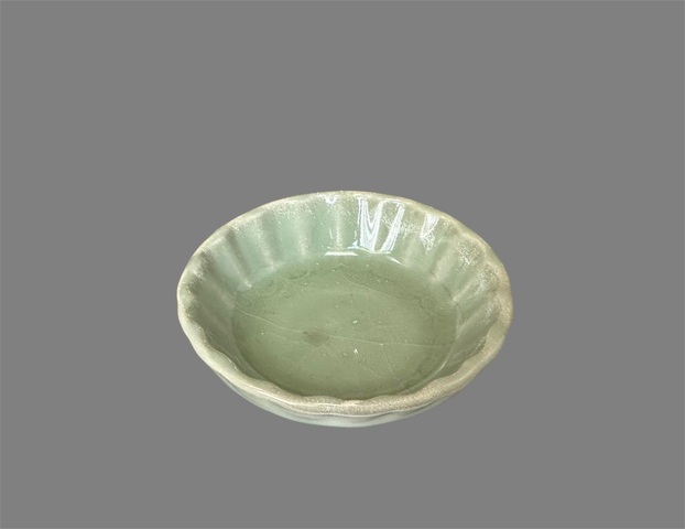 古玩陶瓷龍泉窯蔗段洗拍賣，當前價格5500元