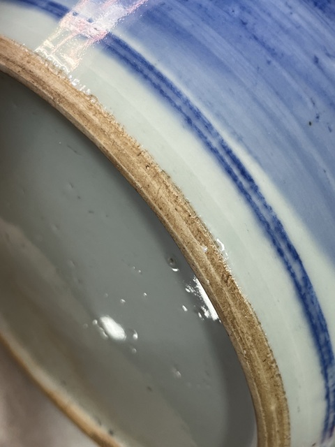 古玩陶瓷青花麒麟送子圖罐真品鑒賞圖