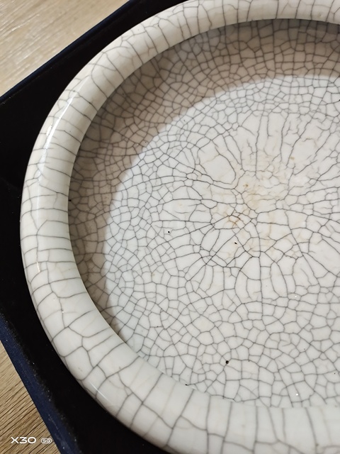 古玩陶瓷哥釉洗真品鑒賞圖