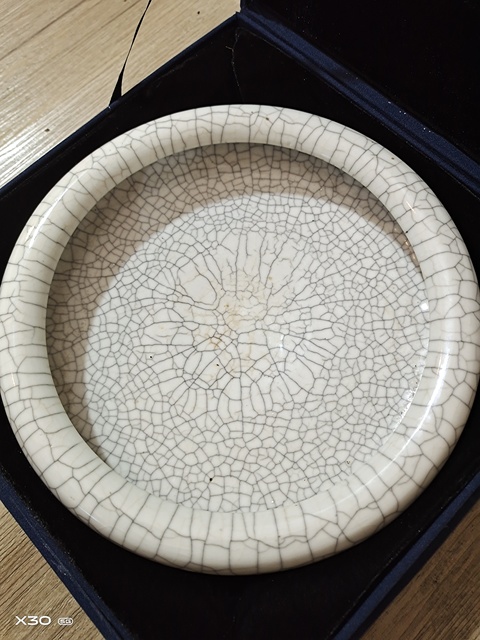 古玩陶瓷哥釉洗真品鑒賞圖