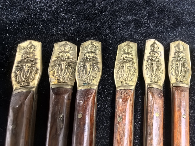 古玩雜項銅筷真品鑒賞圖
