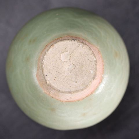 古玩陶瓷龍泉青瓷水盂真品鑒賞圖