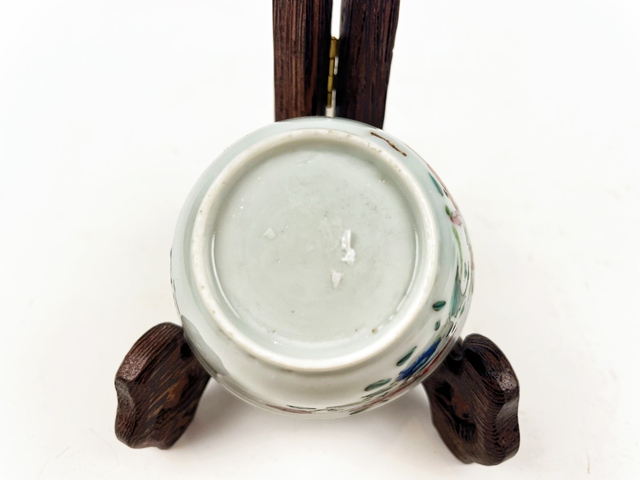 古玩陶瓷清雍正·粉彩花卉紋杯拍賣,當前價格118元