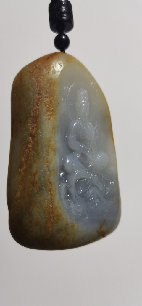 古玩玉器籽料觀音真品鑒賞圖