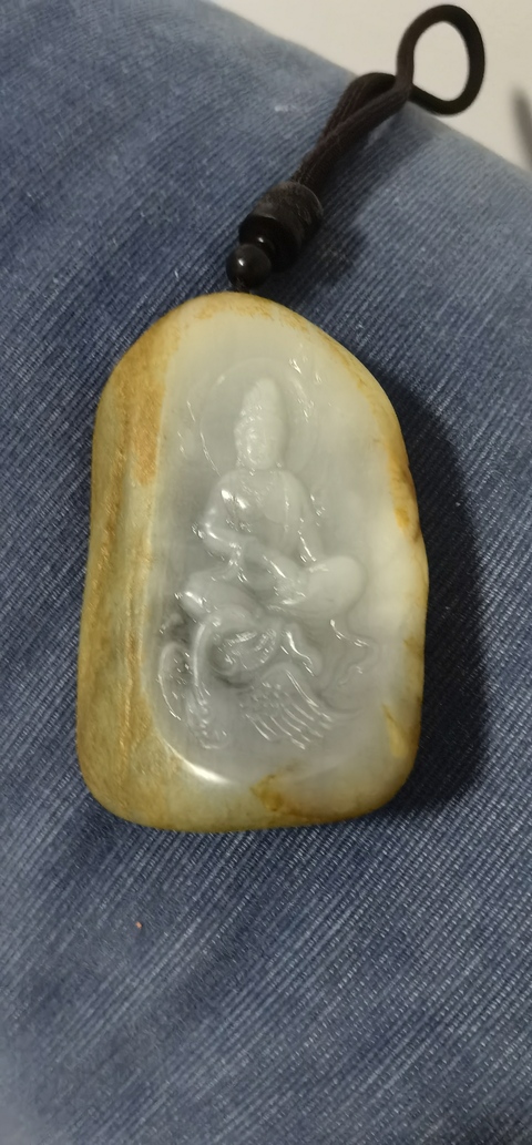 古玩玉器籽料觀音真品鑒賞圖