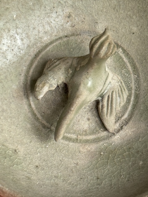 古玩陶瓷西晉越窯鳥圈真品鑒賞圖
