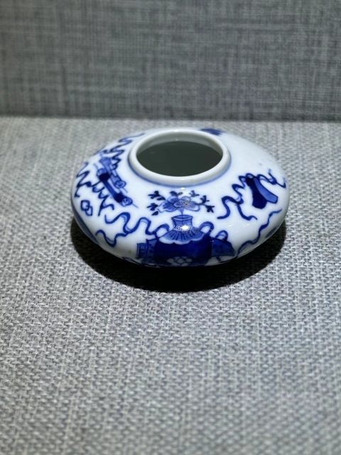 古玩陶瓷道光·百寶紋水丞真品鑒賞圖