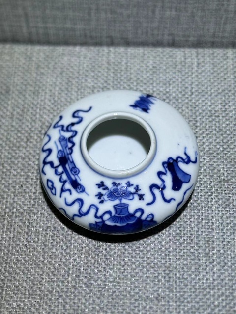 古玩陶瓷道光·百寶紋水丞真品鑒賞圖