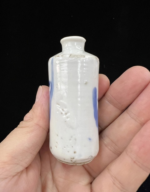 古玩陶瓷青花人物鼻煙壺拍賣，當前價格1388元