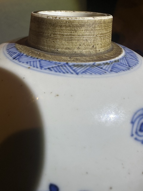 古玩陶瓷青花博古圖罐真品鑒賞圖