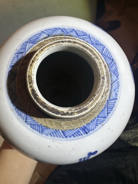 古玩陶瓷青花博古圖罐真品鑒賞圖
