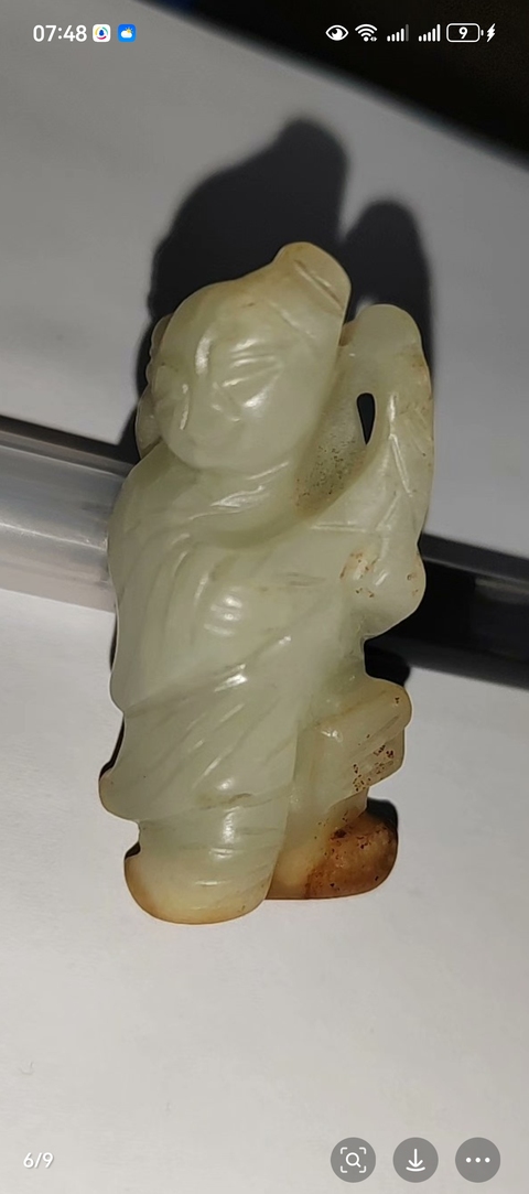 古玩玉器童子真品鑒賞圖