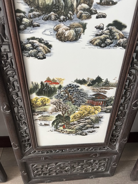 古玩雜項掛屏真品鑒賞圖