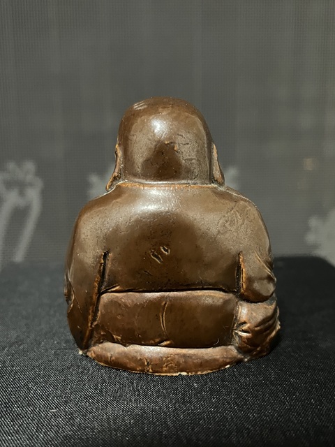 古玩陶瓷紫金釉彌勒佛坐像拍賣，當前價格888元