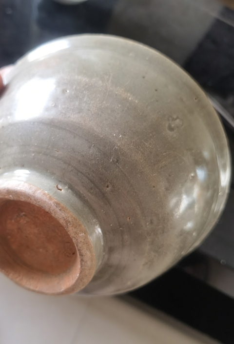 古玩陶瓷龍泉青瓷唇口碗真品鑒賞圖