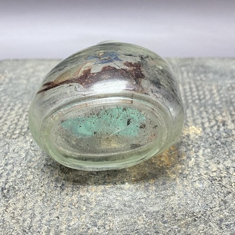 古玩陶瓷松鶴紋鼻煙壺真品鑒賞圖