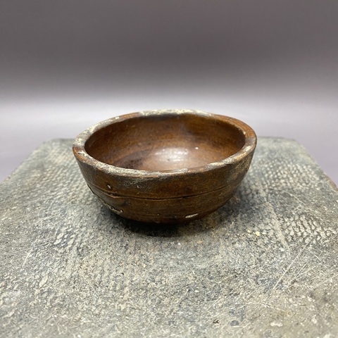 古玩陶瓷褐釉盞真品鑒賞圖