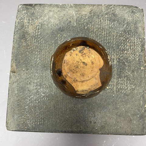 古玩陶瓷褐釉盞真品鑒賞圖