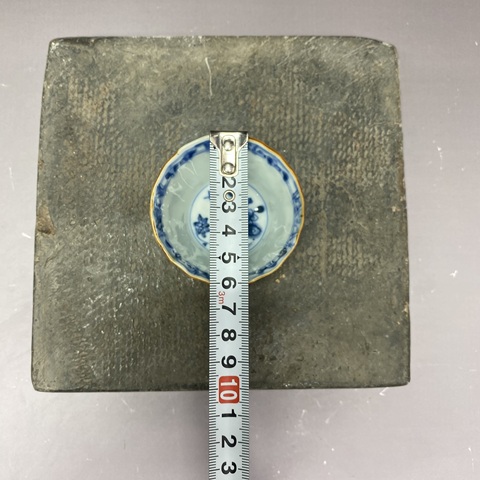 古玩陶瓷花鳥紋青花杯真品鑒賞圖
