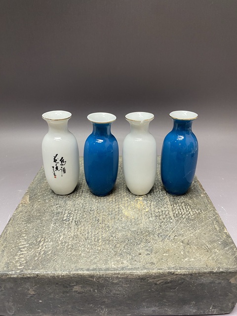 古玩陶瓷出口創匯撇口瓶真品鑒賞圖