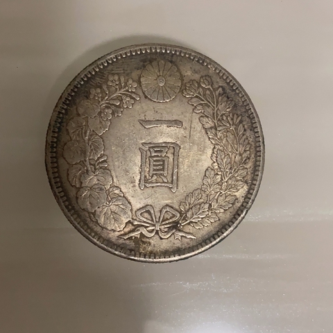 古玩錢幣日本龍洋真品鑒賞圖