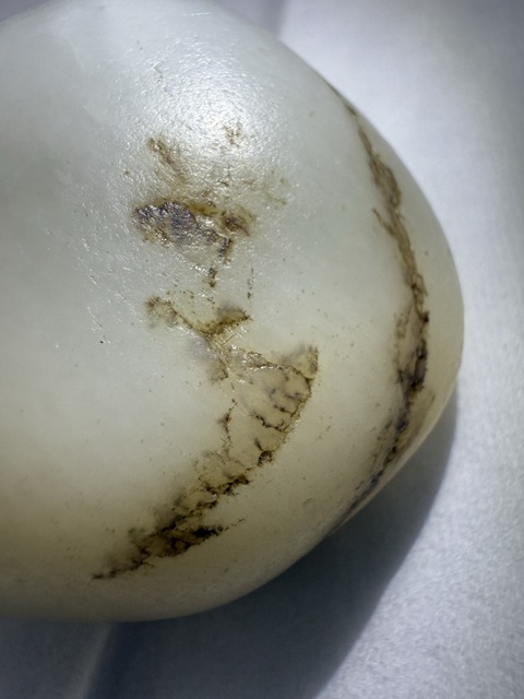 古玩玉器和田玉籽料原石真品鑒賞圖