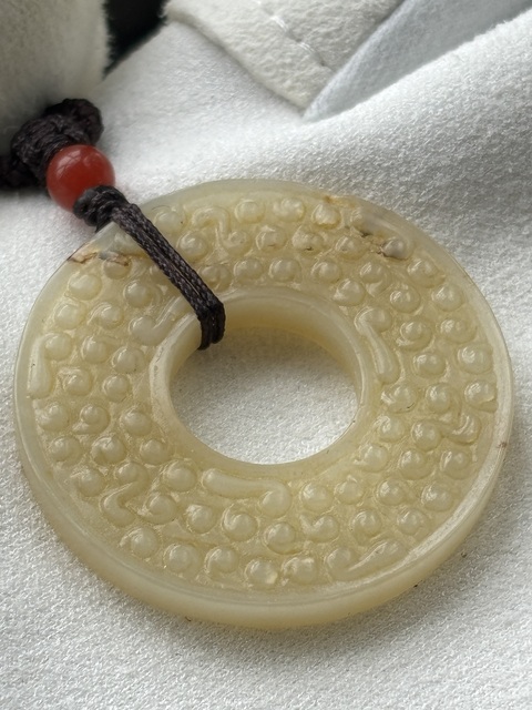 古玩玉器仿古玉璧真品鑒賞圖