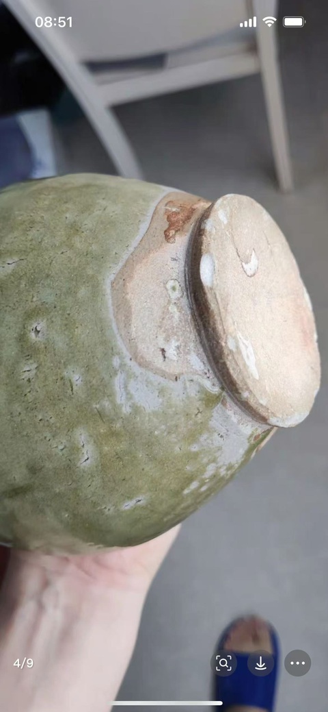 古玩陶瓷越窯系青瓷執(zhí)壺真品鑒賞圖
