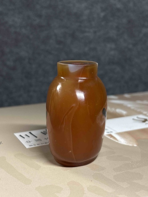 古玩玉器琉璃鼻煙壺真品鑒賞圖