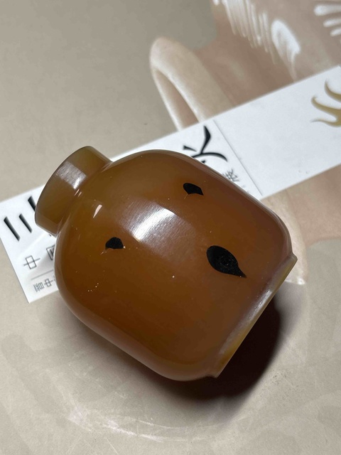 古玩玉器琉璃鼻煙壺真品鑒賞圖