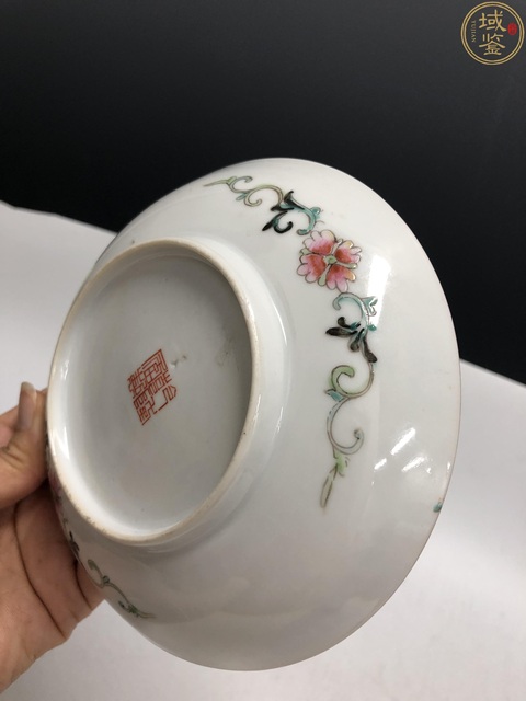 古玩陶瓷民國·黃地粉彩吉語紋杯碟拍賣，當前價格1680元