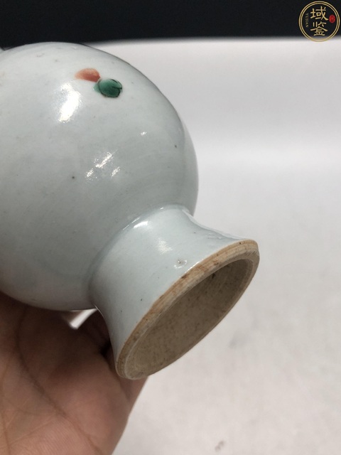 古玩陶瓷雍乾·粉彩花卉紋玉壺春瓶拍賣，當前價格6000元