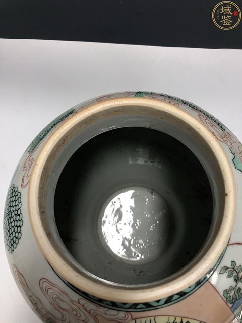 古玩陶瓷晚清·五彩人物故事紋將軍罐拍賣，當(dāng)前價格20000元