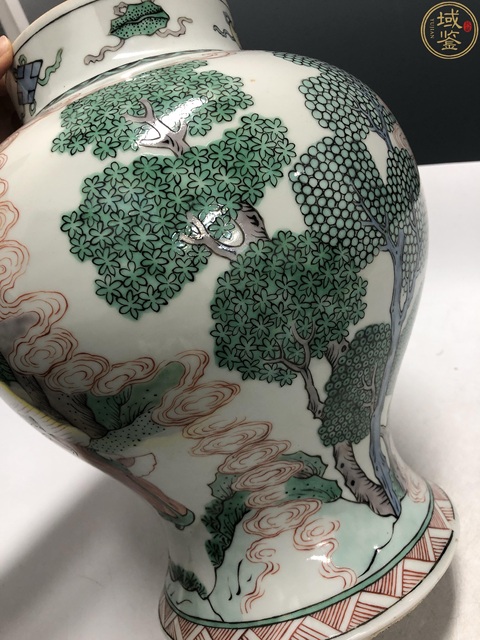 古玩陶瓷晚清·五彩人物故事紋將軍罐拍賣，當(dāng)前價格20000元