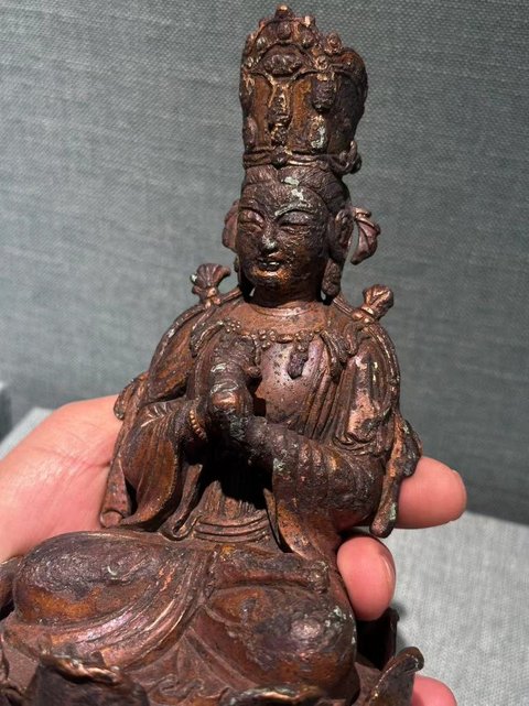 古玩銅器造像真品鑒賞圖