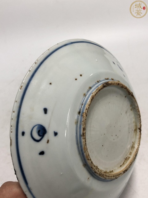 古玩陶瓷明晚·青花高士出游紋盤拍賣，當前價格2680元