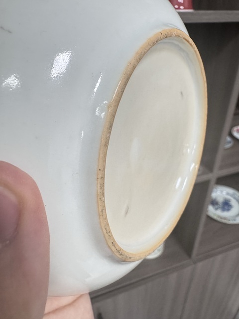 古玩陶瓷乾隆細路青花描金小盤真品鑒賞圖