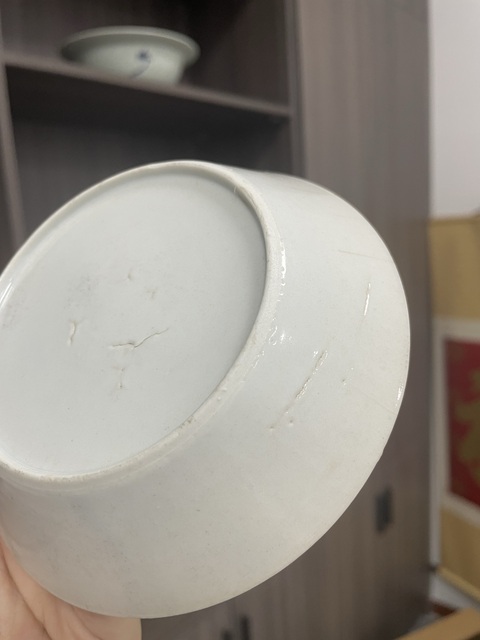 古玩陶瓷清中期褐彩盤真品鑒賞圖