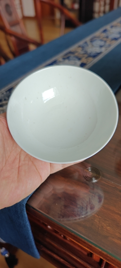 古玩陶瓷博古圖青花碗真品鑒賞圖