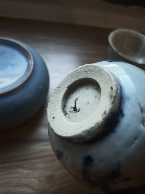 古玩陶瓷玉環(huán)底青花杯真品鑒賞圖