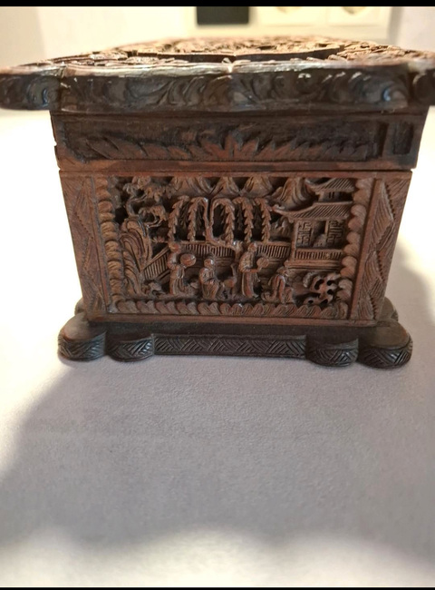 古玩雜項首飾盒真品鑒賞圖