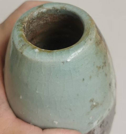 古玩陶瓷明代青白釉窯具真品鑒賞圖