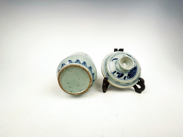 古玩陶瓷清中期·青花博古紋蓋罐拍賣,當前價格0元