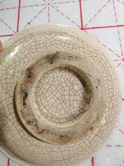 古玩陶瓷哥釉碗真品鑒賞圖