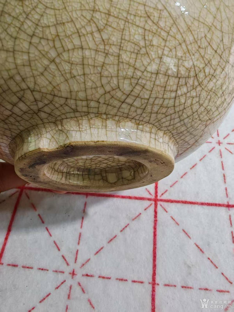古玩陶瓷哥釉碗真品鑒賞圖