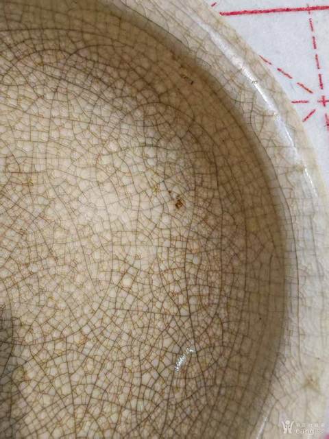 古玩陶瓷哥釉碗真品鑒賞圖