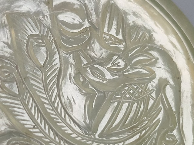 古玩玉器印泥盒真品鑒賞圖