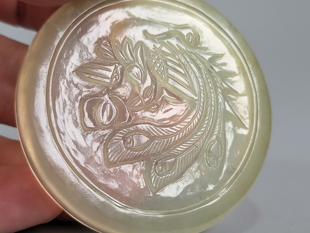 古玩玉器印泥盒真品鑒賞圖